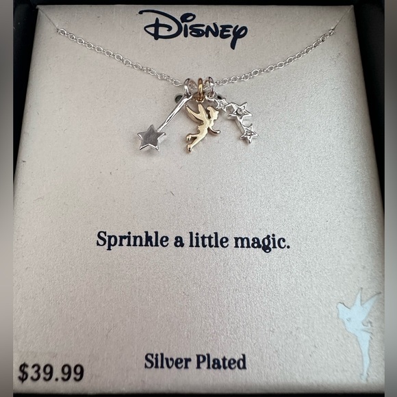 NWT Disney Tinker bell Necklace - Picture 4 of 4